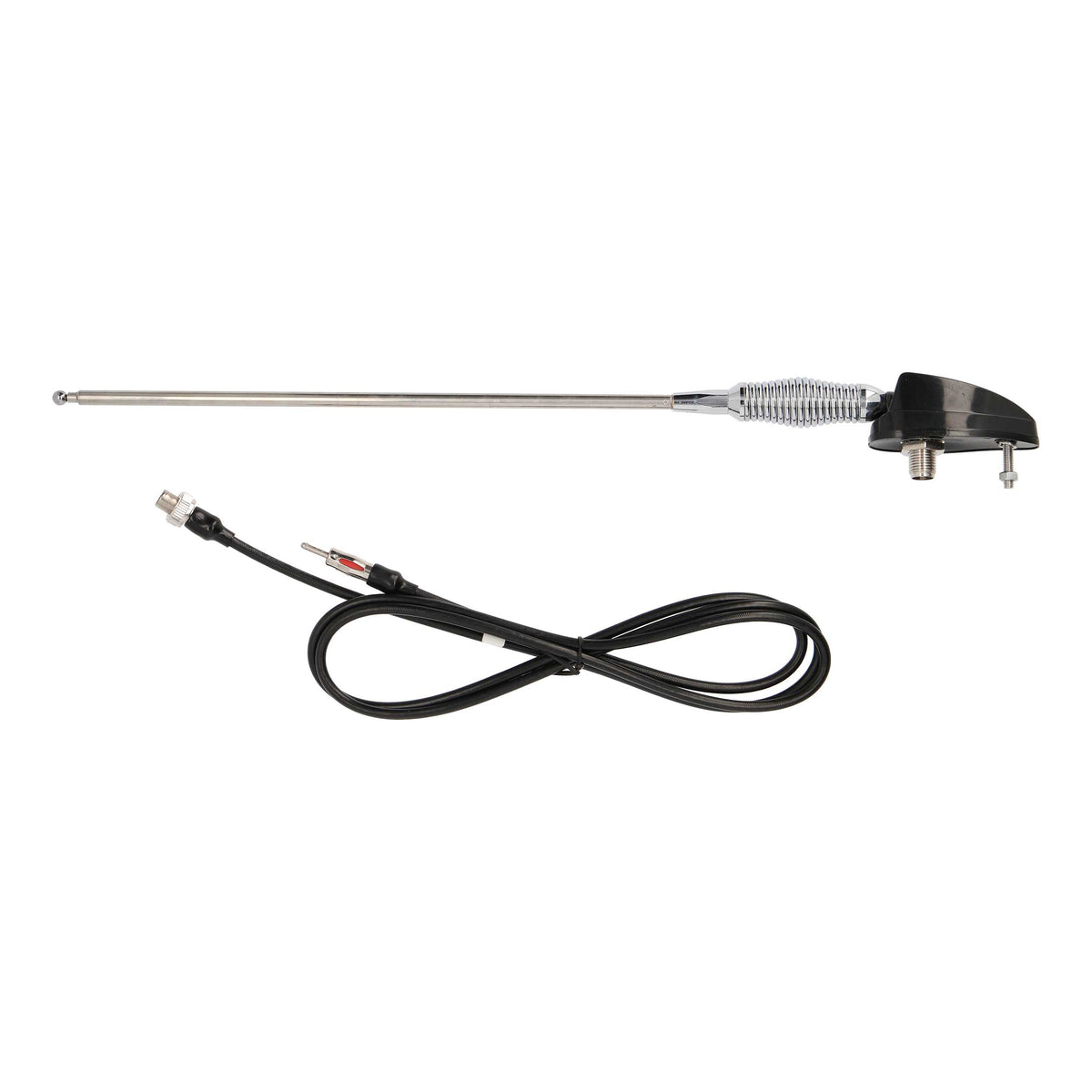 Universal Antenna with Spring | Stainless Steel | 31" — 44-US401