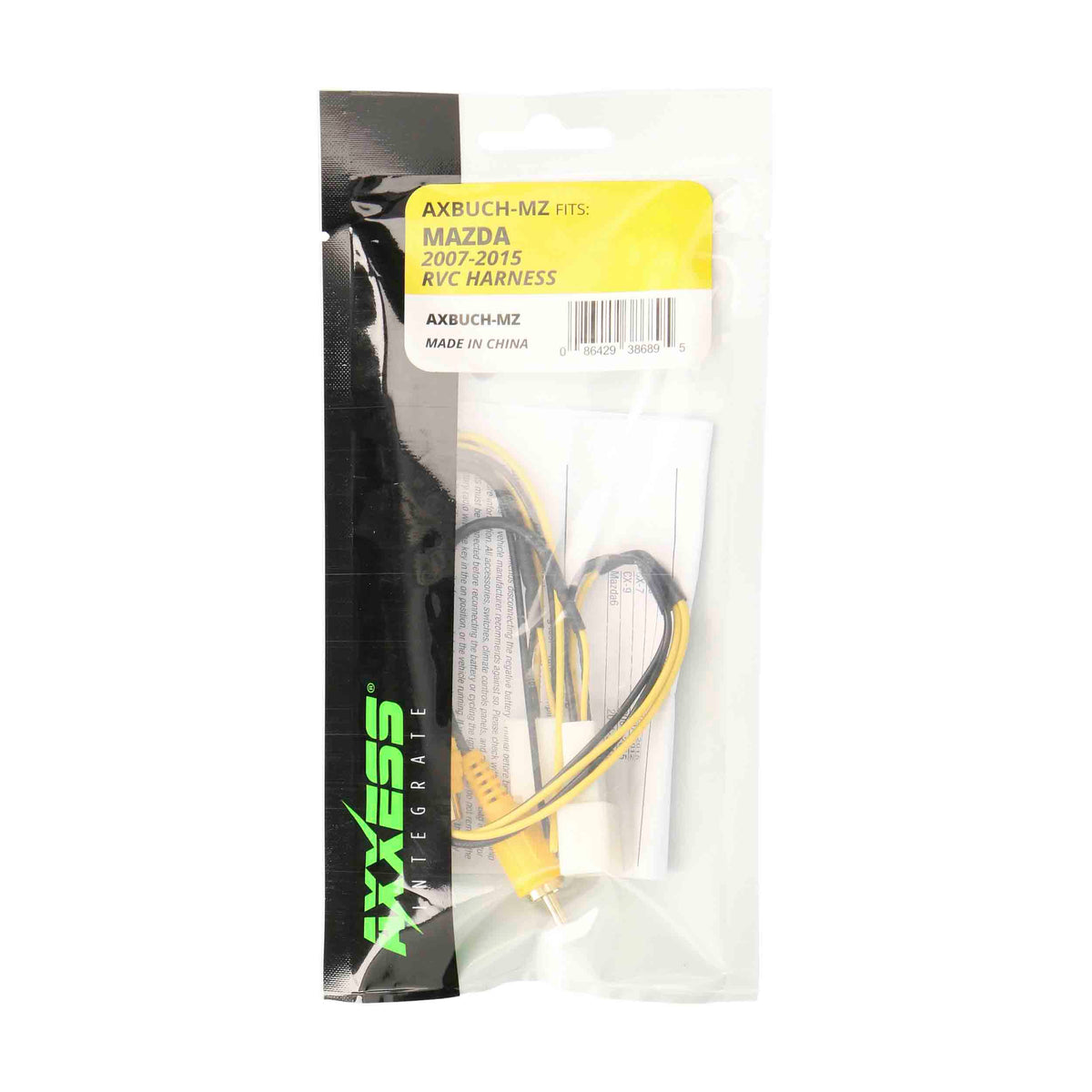 Backup Camera Retention Harness - Mazda 2007-2015 — AXBUCH-MZ