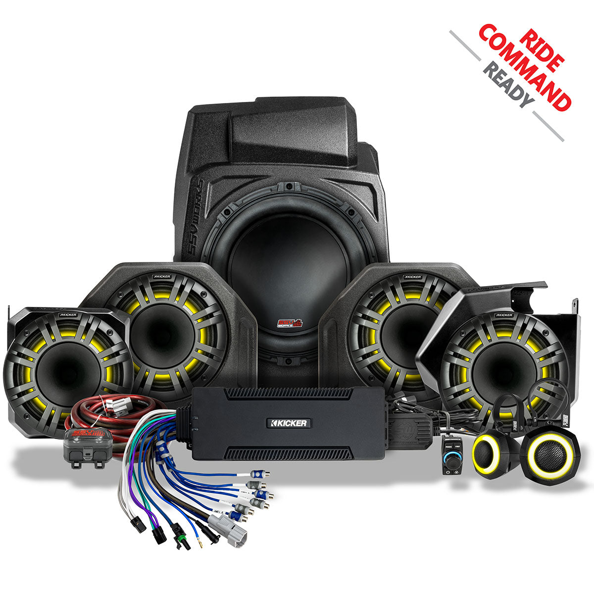 SSV Works 250-RZ6-PHZ7KHRC Polaris RZR Pro-Series Audio Kit for Ride Command manufacturer image