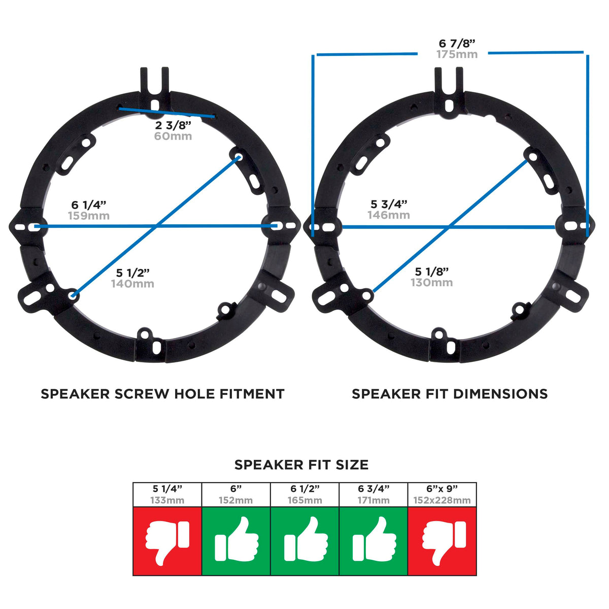 Universal - 6" to 6.75" — 82-4203