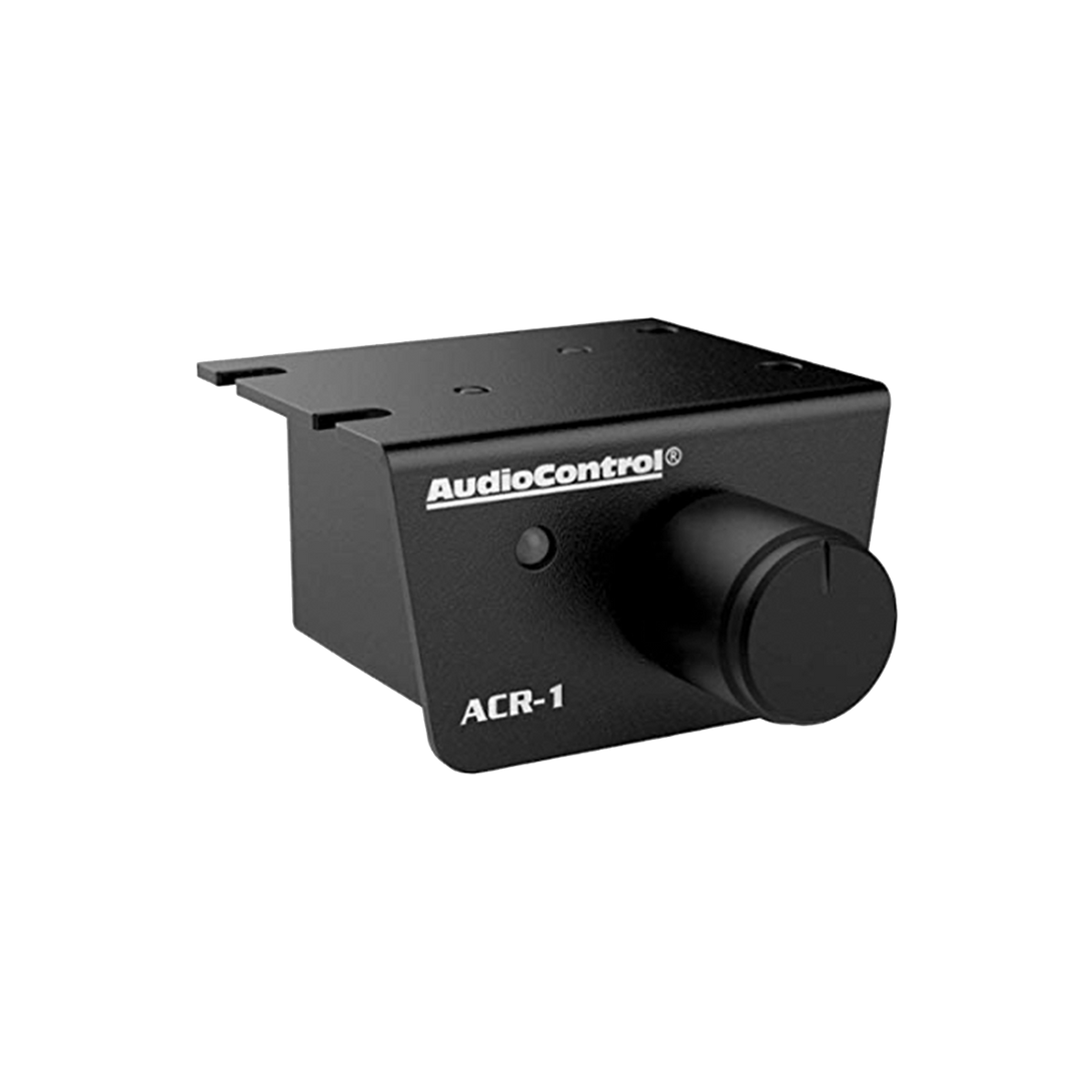 Black AudioControl ACR-1 audio control unit on a white background