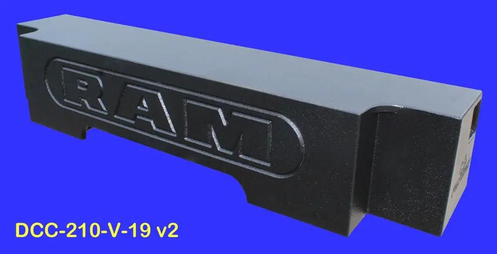 FOX BOX enclosure labeled DCC-210-V-19 v2 with large RAM lettering across its front