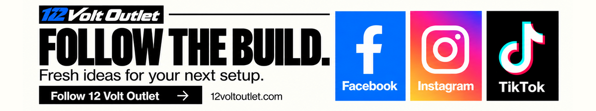 Connect with 12 Volt Outlet. Follow our social channels for installation tips, product highlights, and updates.