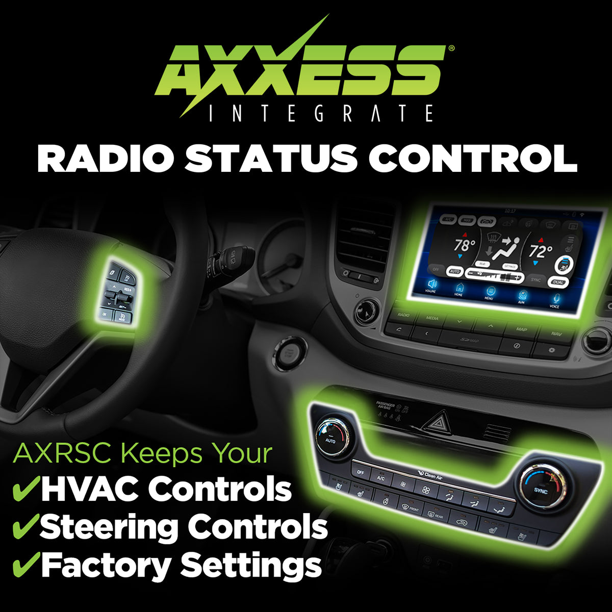 Radio Status Control Harness - GM 2019-2024 (non-amplified) — AXRSCH-GM30