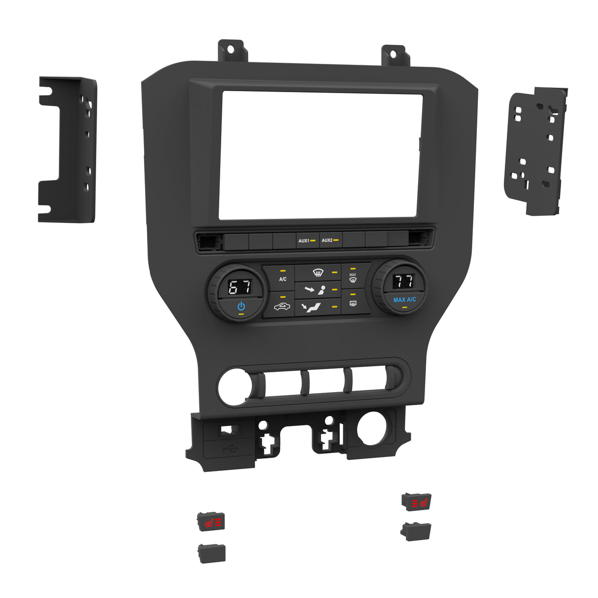 Ford Mustang 2015-2023 (with 4.2" screen & manual climate controls) — 99-5865CH