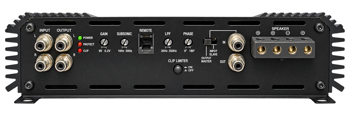Ruthless Audio 10000.1 Monoblock Amplifier — 10,000W RMS Black