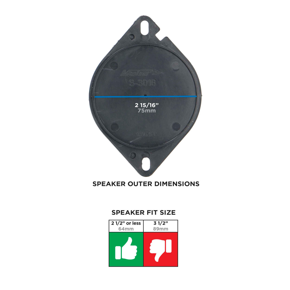 Multi-App 1977-Up - 2.5" Tweeter — 82-3016