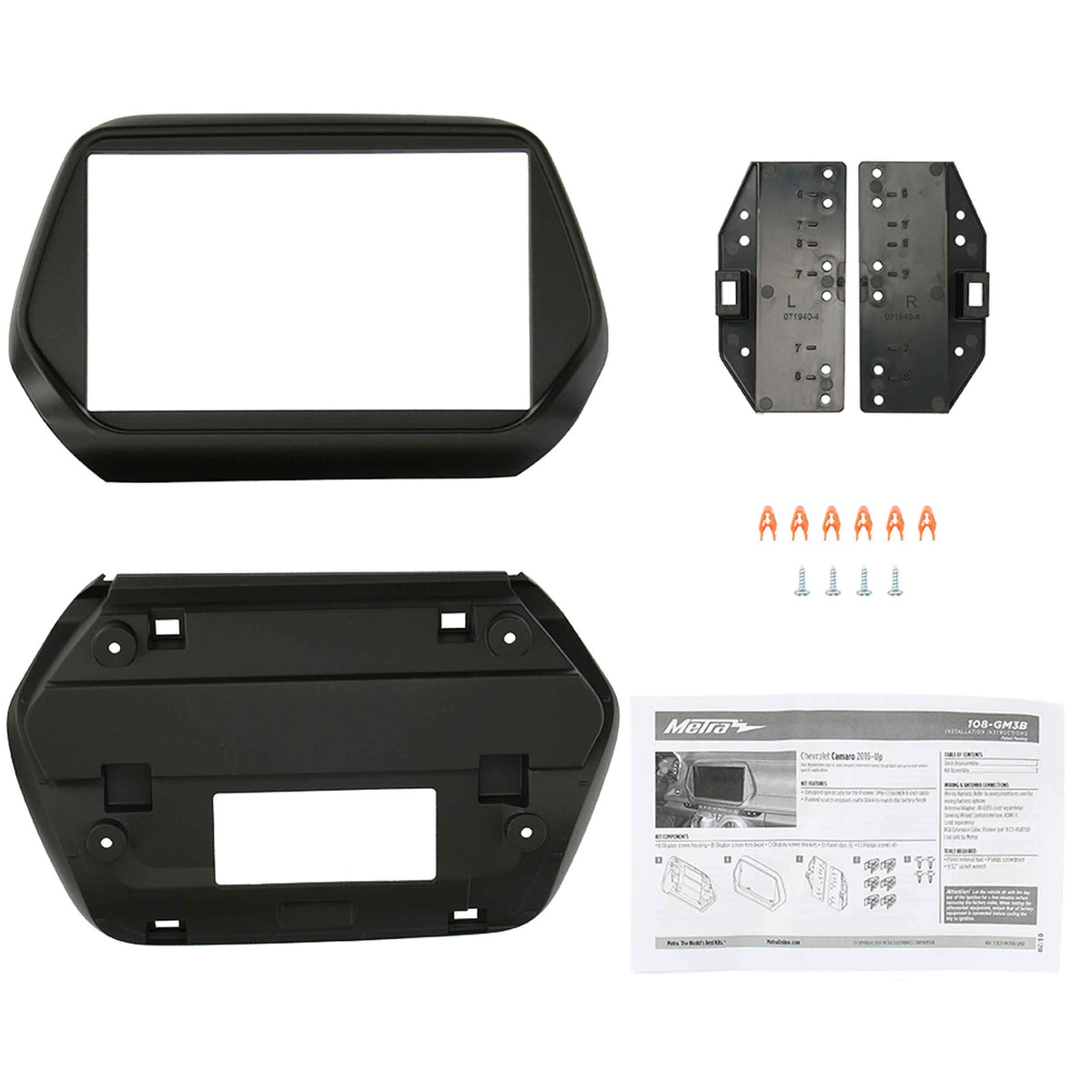 Chevy Camaro 2016-2020 - Fits Pioneer 8" Radios — 108-GM3B