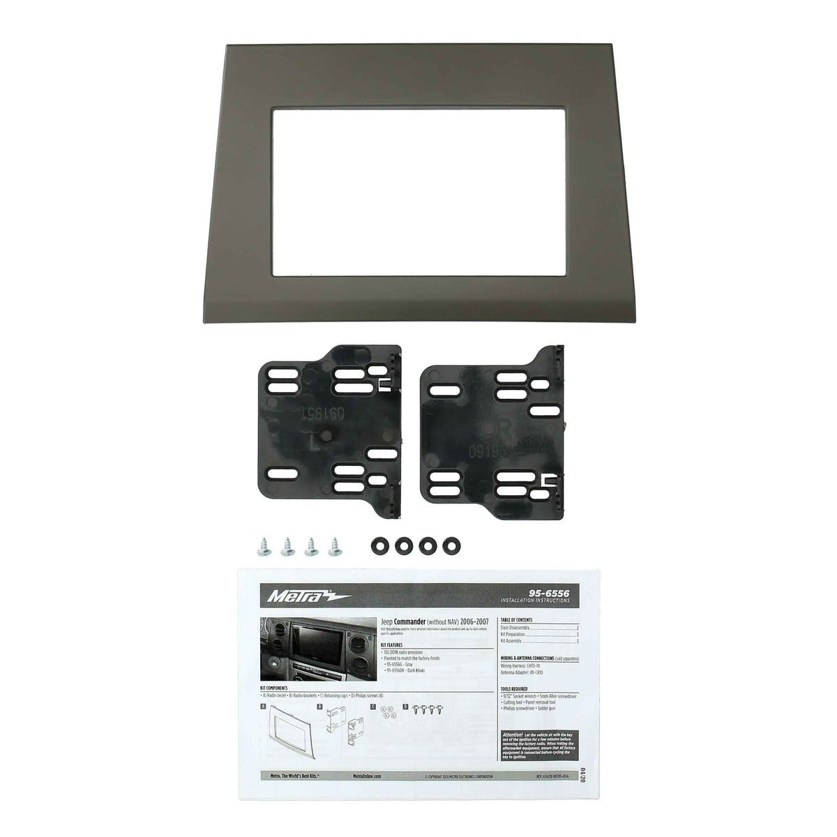 Jeep Commander 2006-2007 (without factory NAV) — 95-6556DK
