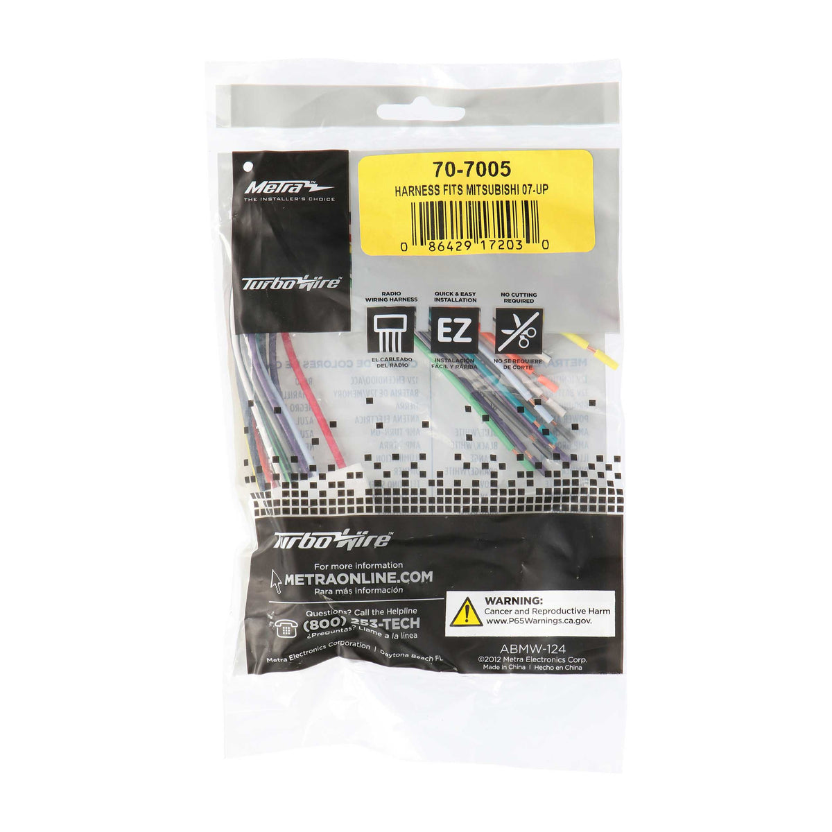 Radio Replacement Harness - Mitsubishi 2007-2024 — 70-7005