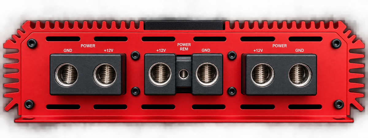 Ruthless Audio Ruthless Audio 7500.1 Red 7,500 Watt Monoblock Amplifier - Car Audio
