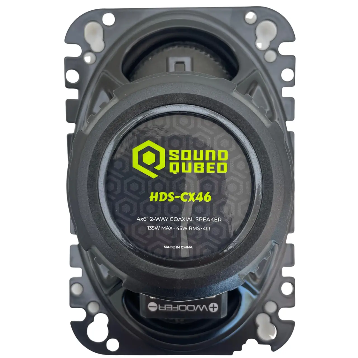 SoundQubed SoundQubed HDS Series 4x6" Coaxial 2-way Speakers (Pair) - Car Audio