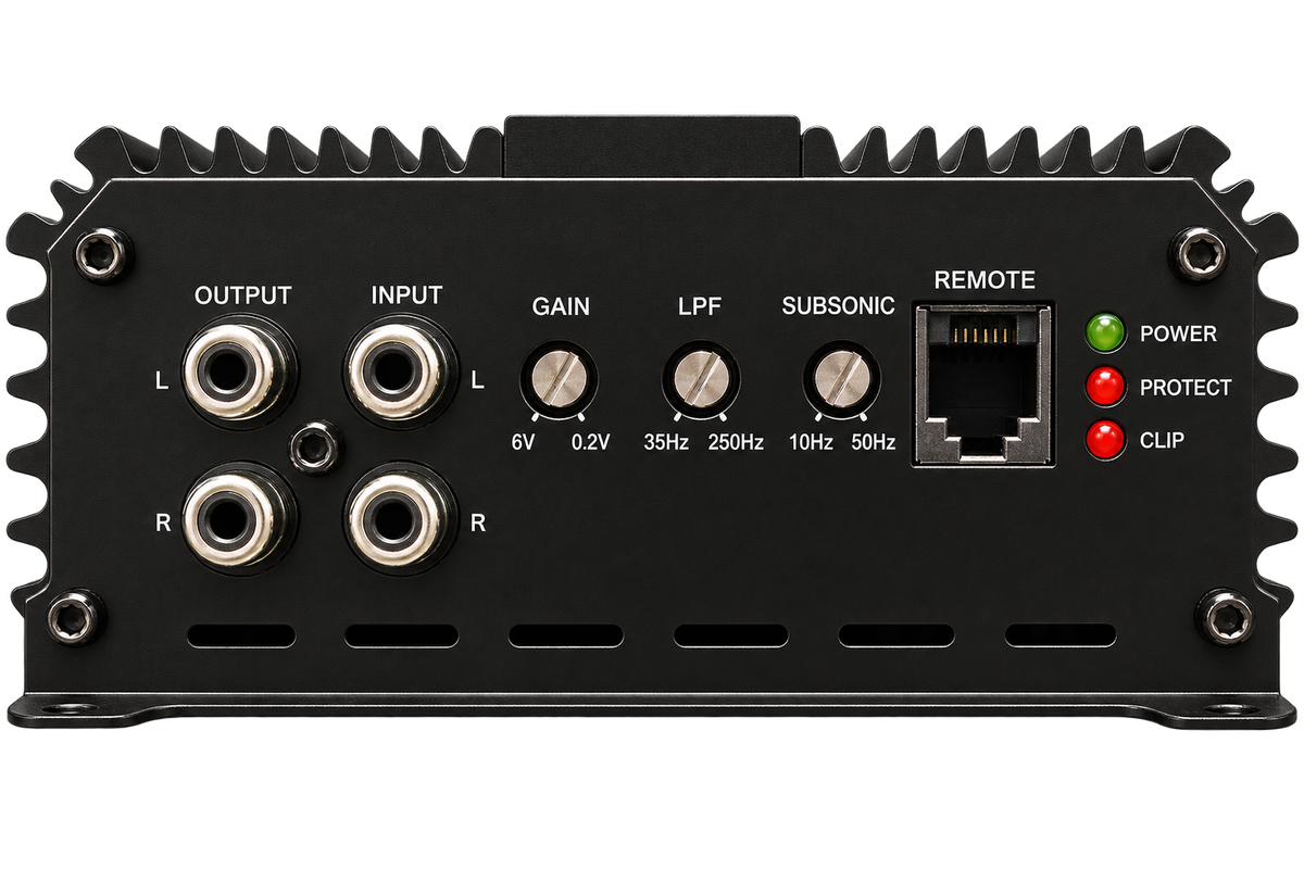 Ruthless Audio Ruthless Audio 1500.1 Micro 1,500 Watt Monoblock Amplifier - Car Audio