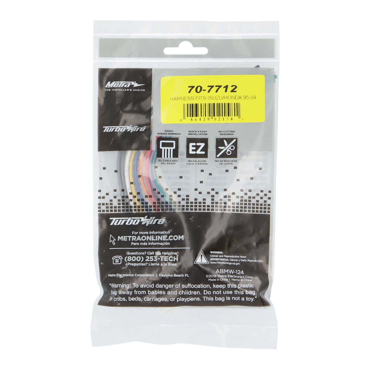 Radio Replacement Harness - Honda | Isuzu 1995-2004 — 70-7712