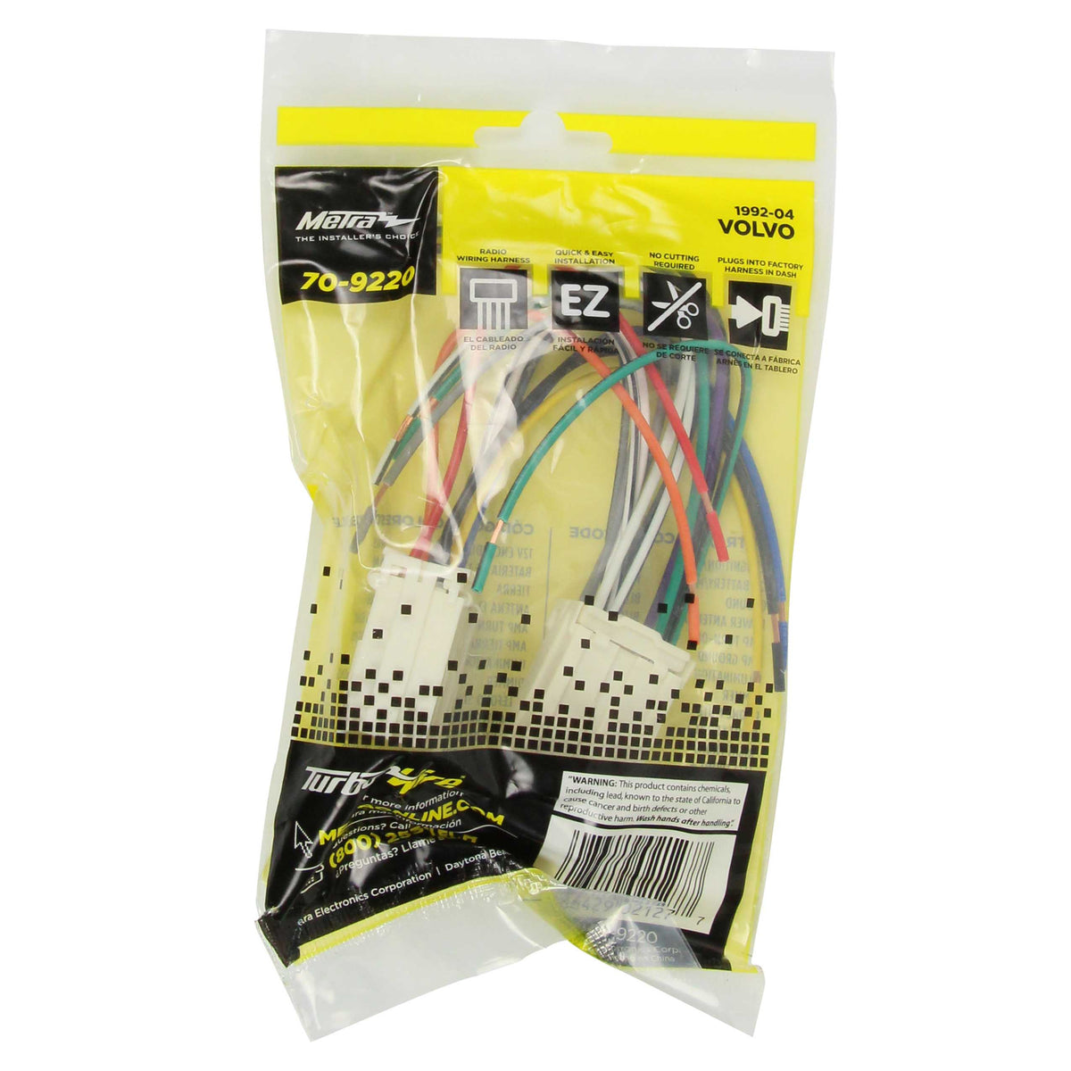 Radio Replacement Harness - Volvo 1992-2004 — 70-9220