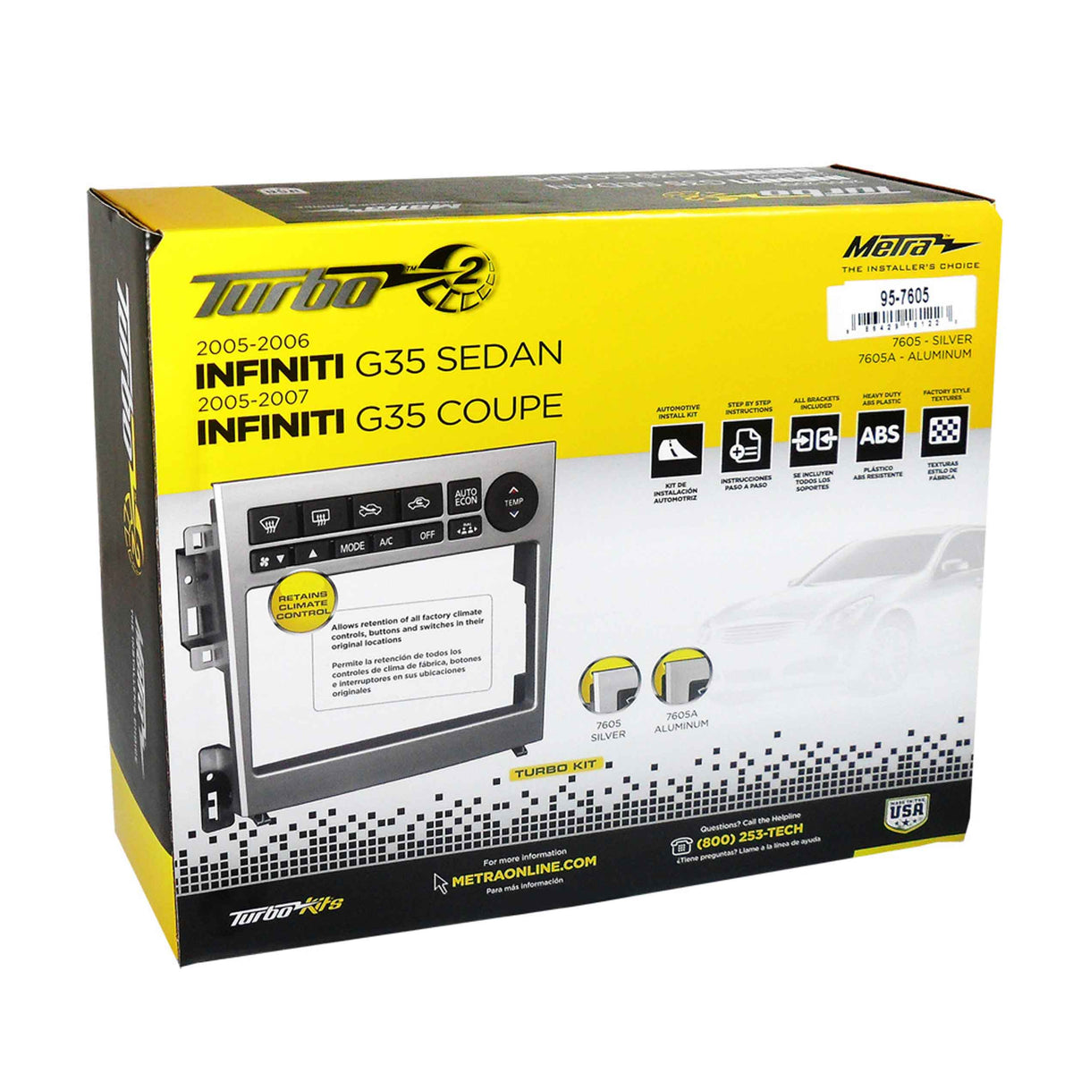 Infiniti G35 2005-2007 (without factory NAV) — 95-7605A