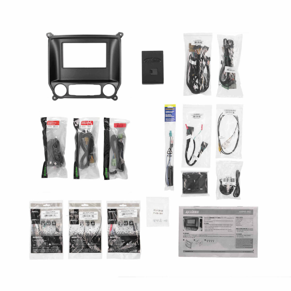 Pioneer® Radio Integration Package - Chevy Silverado | GMC Sierra 2014-2018 — AXPIO-SIL1