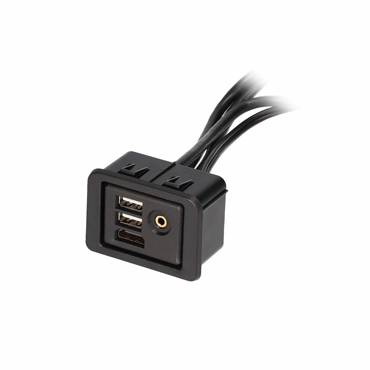 USB/AUX/HDMI® Replacement Panel - Chrysler | Dodge | Jeep 2013-2017 — AXUSB-RAM1-6