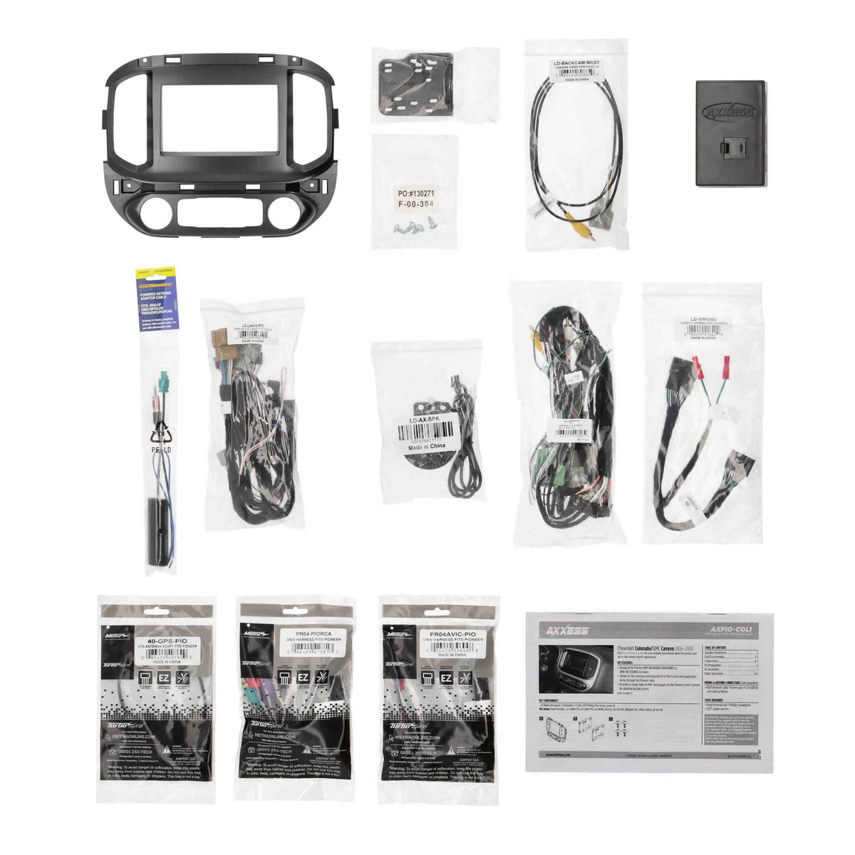Pioneer® Radio Integration Package - Chevy Colorado | GMC Canyon 2015-2018 — AXPIO-COL1