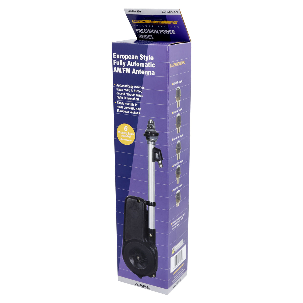Fully Automatic Power Antenna | 6 Mounting Bases — 44-PW530