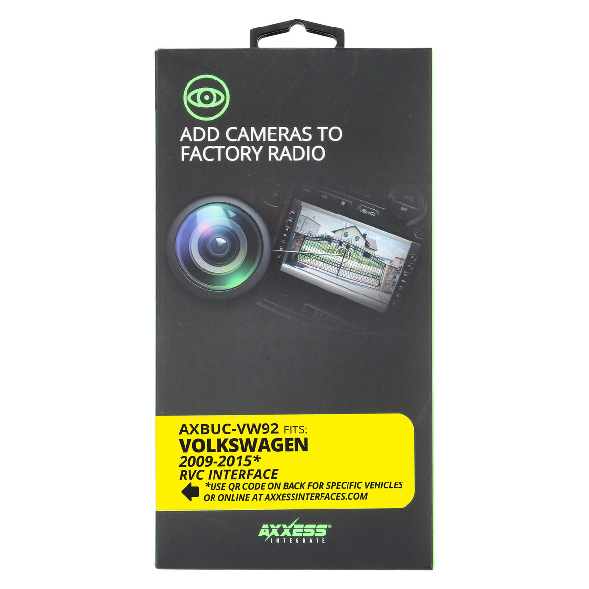 Backup Camera Interface - Volkswagen 2009-2015 — AXBUC-VW92