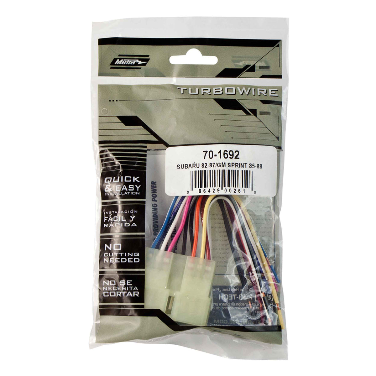 Radio Replacement Harness - Chevy | Subaru 1981-1988 — 70-1692