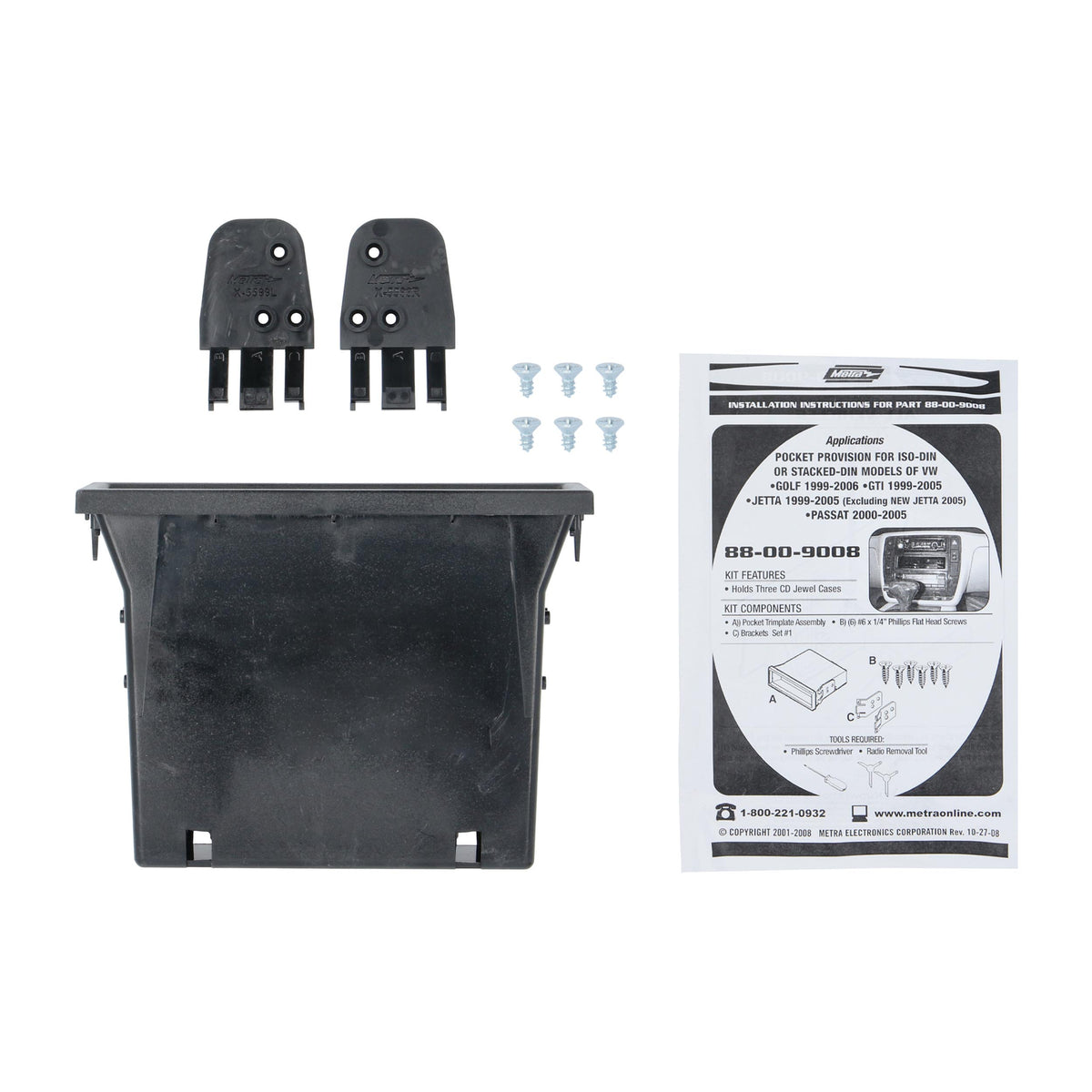DIN Pocket - Volkswagen 1998-2006 — 88-00-9008