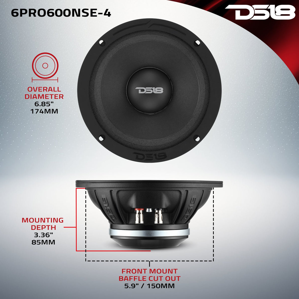 DS18 6PRO600NSE-4, product image 6