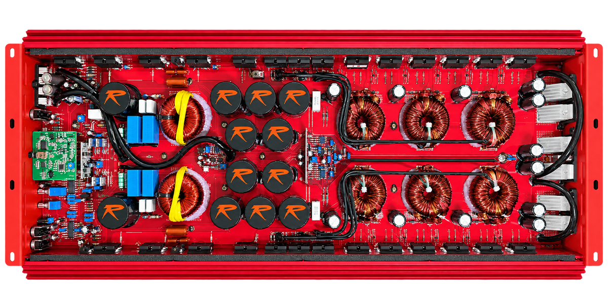 Ruthless Audio Ruthless Audio 7500.1 Red 7,500 Watt Monoblock Amplifier - Car Audio