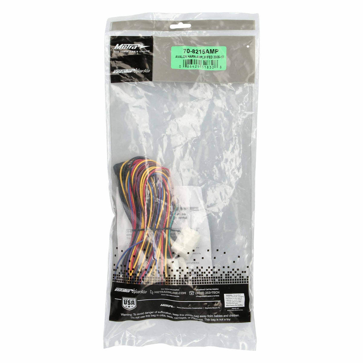 Radio Relocation Harness - Toyota Avalon 2005-2010 — 70-8215AMP