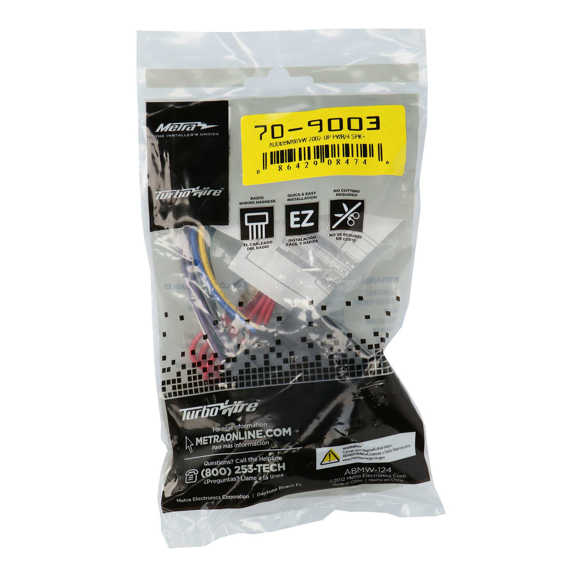 Radio Replacement Harness - Euro Vehicles 2000-2018 — 70-9003
