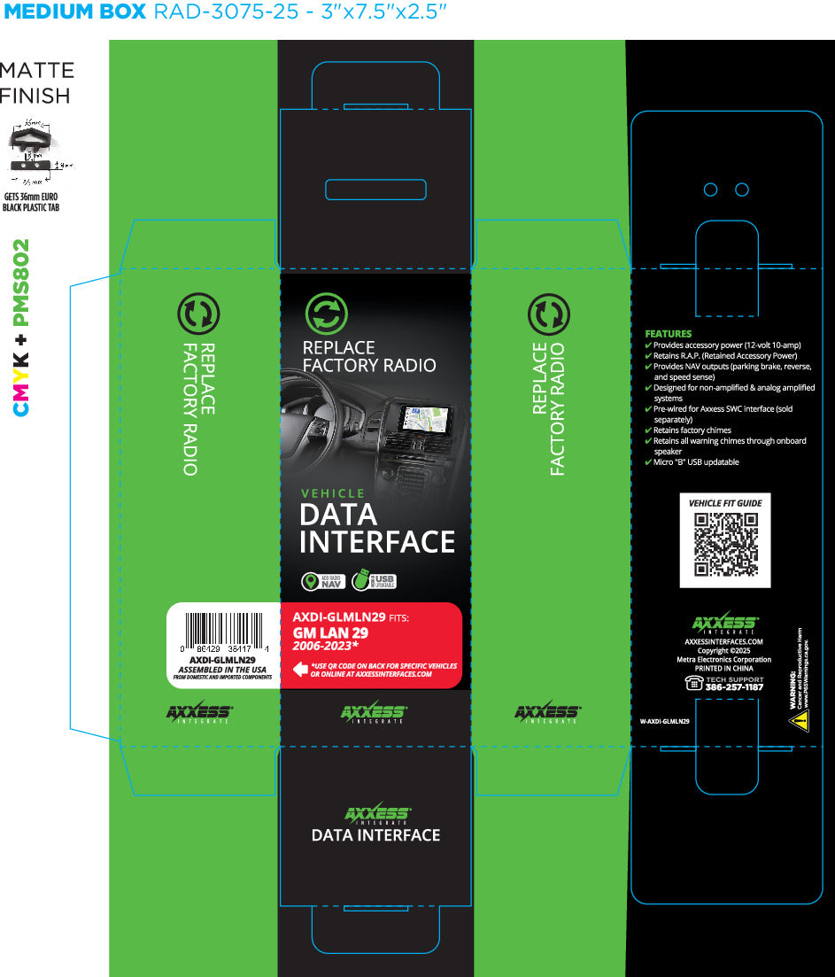 Data Interface - GM 2006-2023 — AXDI-GLMLN29