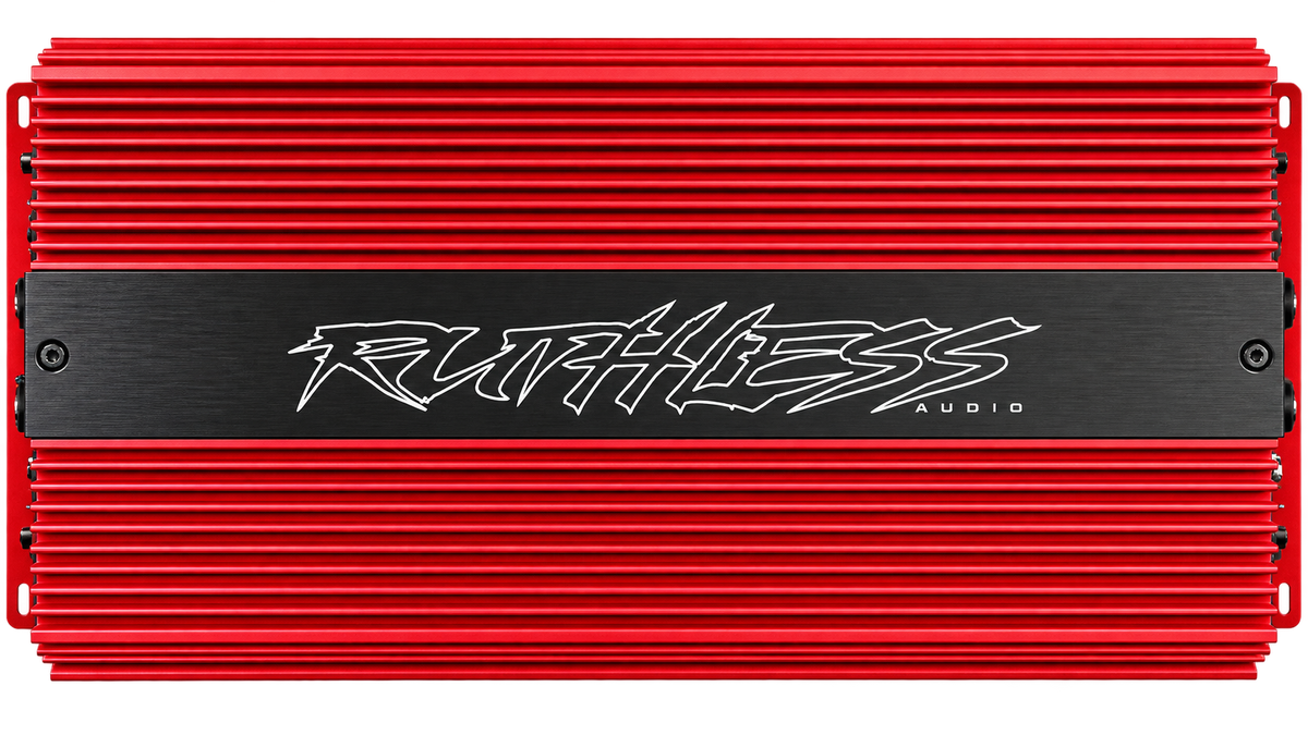 Ruthless Audio Ruthless Audio 5000.2 Red 2 Channel Amplifier - Car Audio