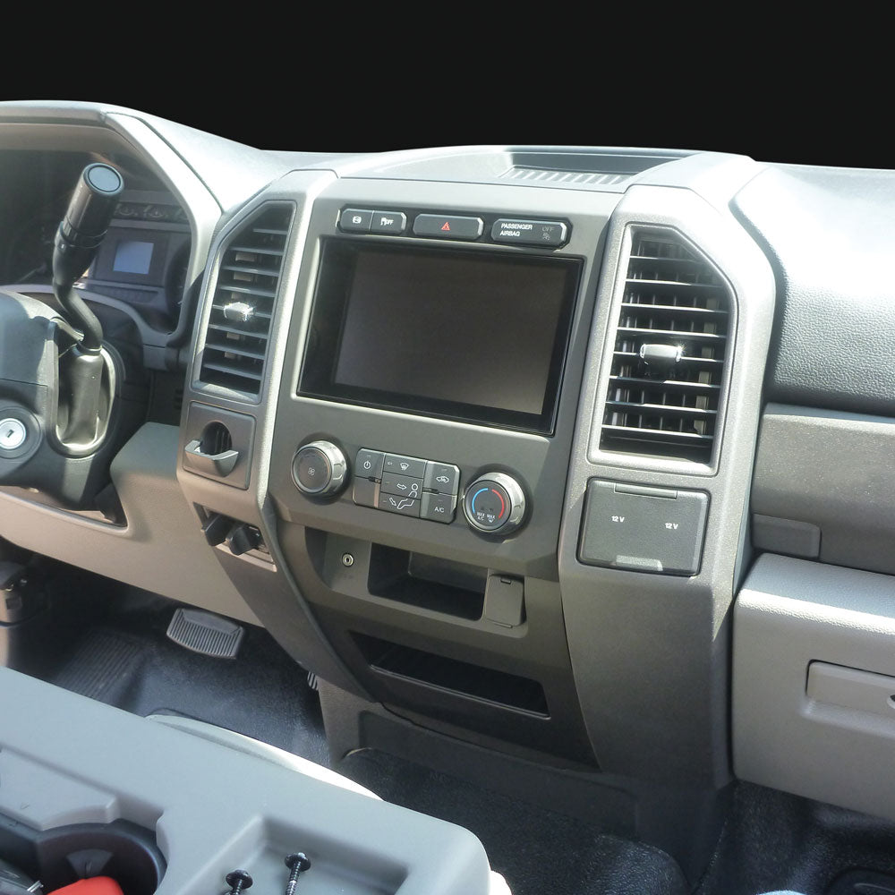 Ford F-250 | F-350 | F-450 | F-550 XL 2017-2019 (w/out color screen) - Fits Pioneer 8" Radios — 108-FD7B