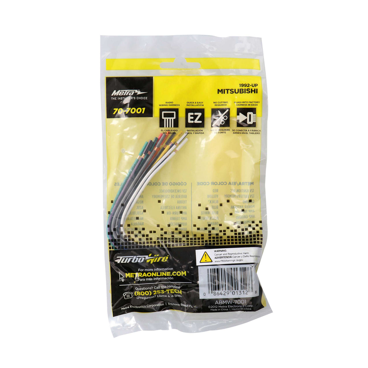 Radio Replacement Harness - Mitsubishi 1992-2012 — 70-7001