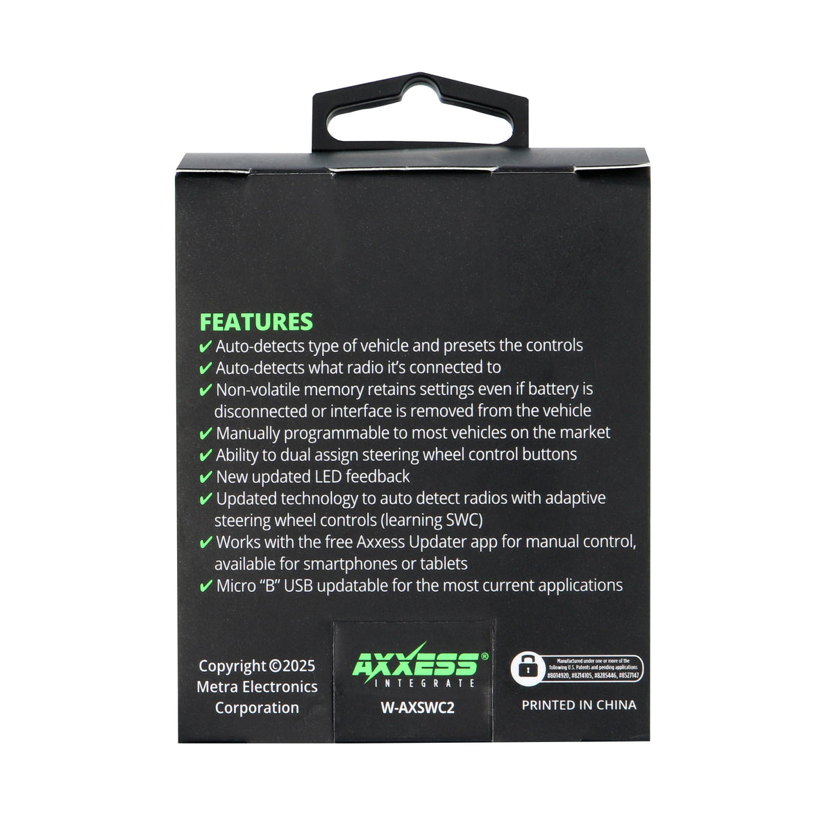 Steering Wheel Control Data Interface — AXSWC-2