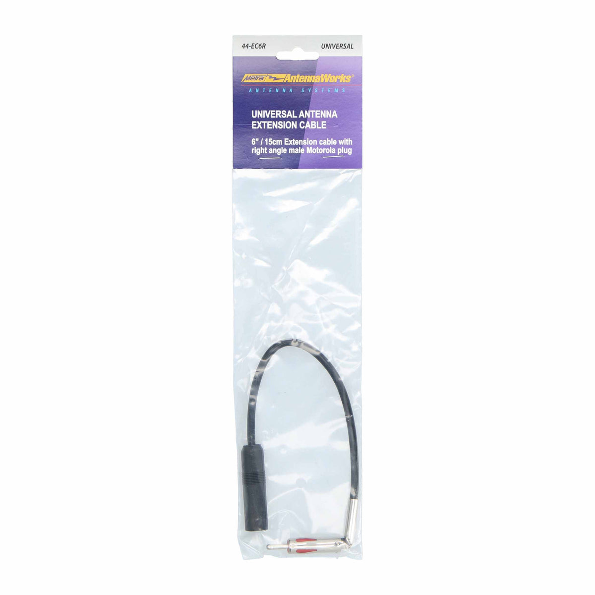 Extension Cable | Right Angle | Male | 6" — 44-EC6R