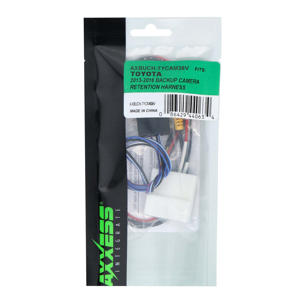 Backup Camera Retention Harness - Toyota 2012-2020 — AXBUCH-TYCAM36V