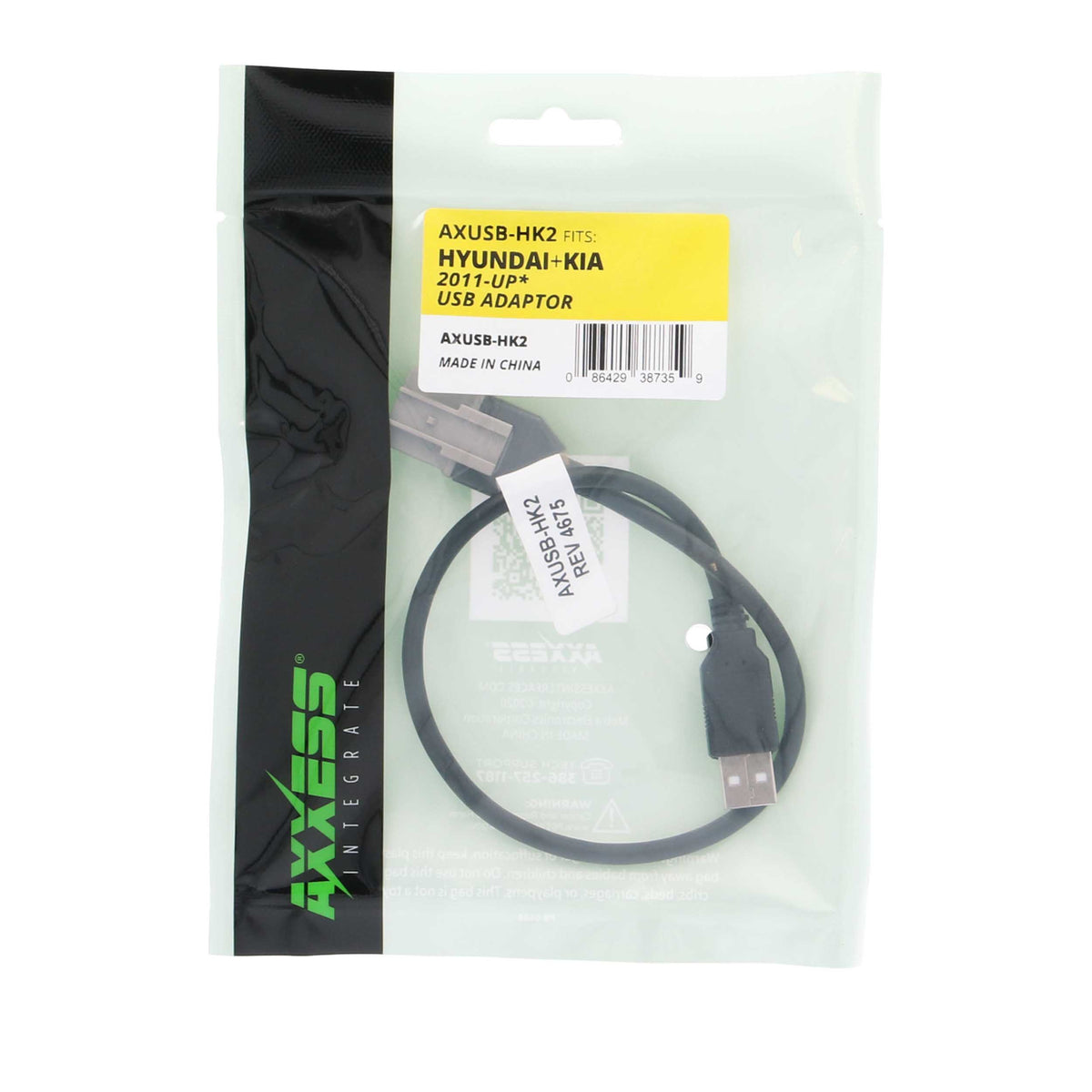 USB Adapter - Hyundai | Kia 2008-2021 — AXUSB-HK2