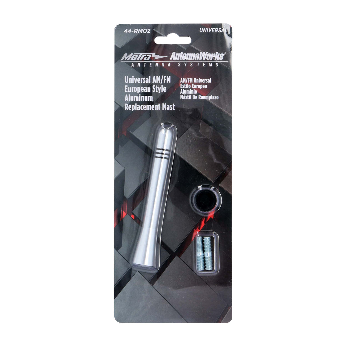 Stubby Replacement Mast | Aluminium — 44-RM02