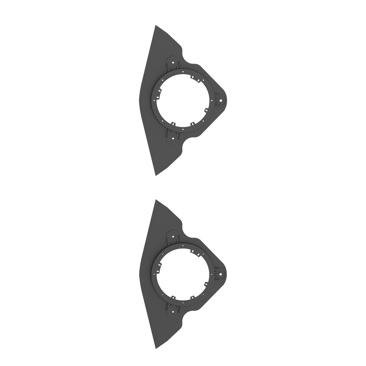 GM Small SUV 2002-2009 - 6" to 6.75" (Rear Door) — 82-3022