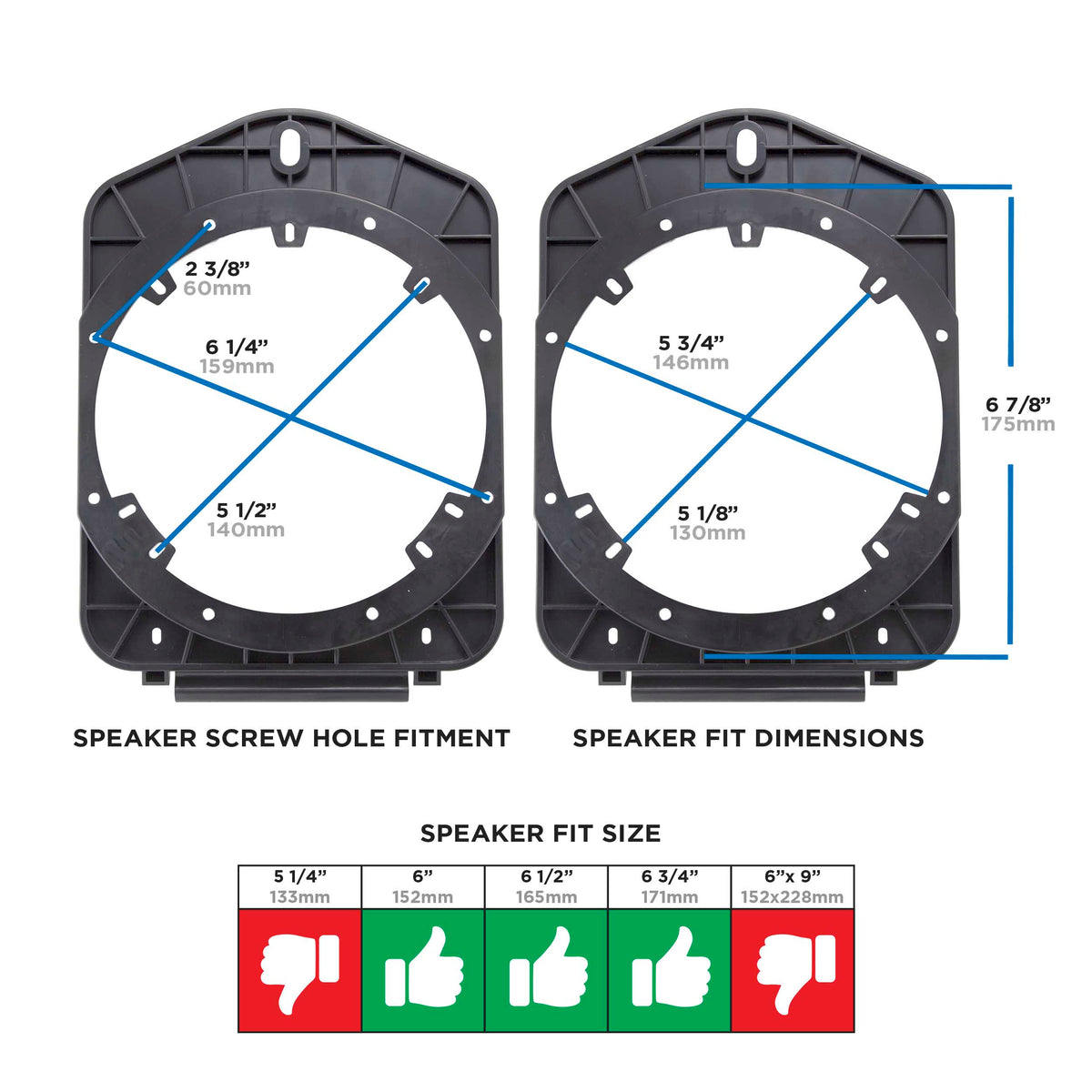 Chevy Silverado | GMC Sierra 2007-2015 - 6" to 6.75" (Rear) — 82-3020