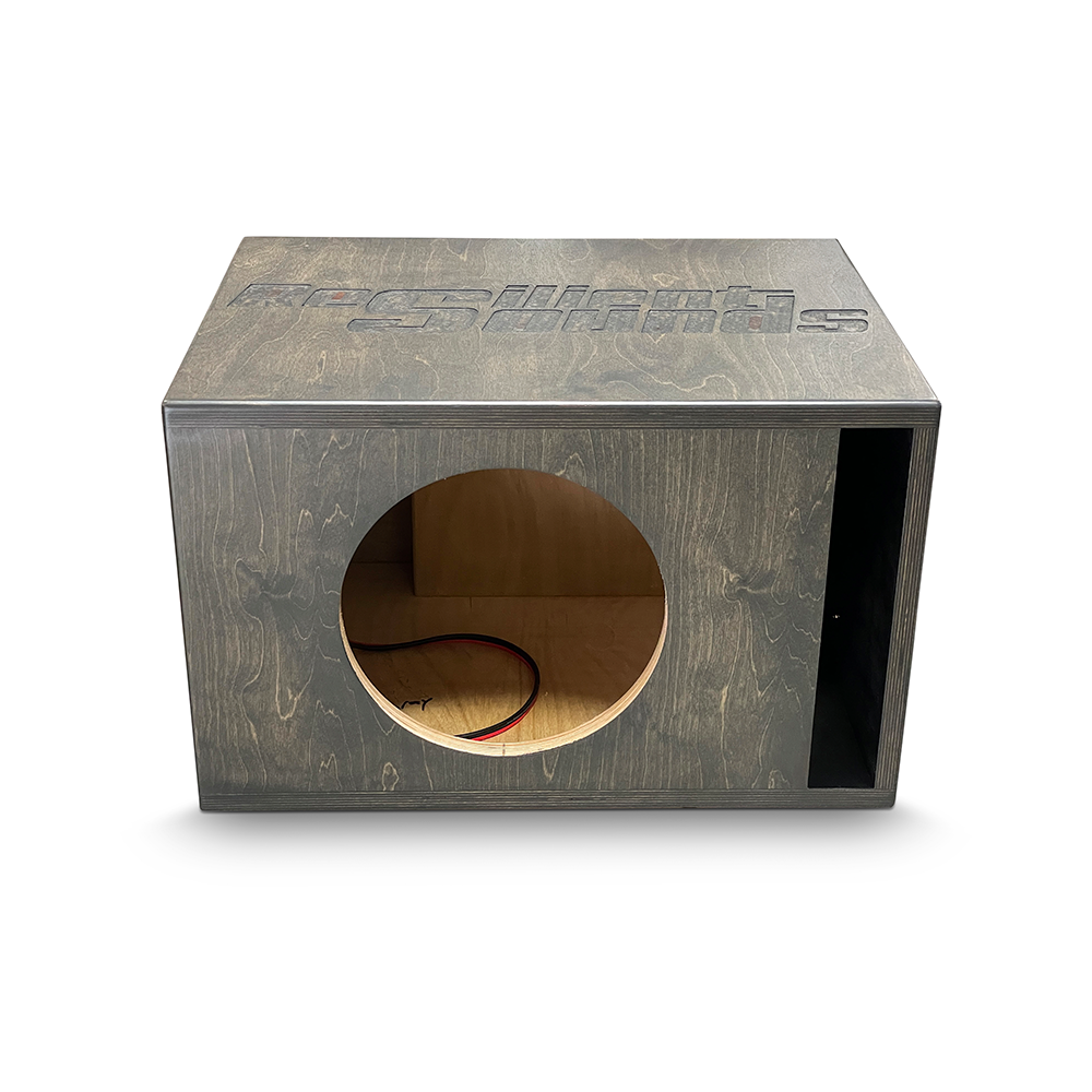 Basshead Supply Resilient Sounds Single 12" Gold Ported Enclosure - Car Audio