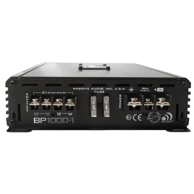 Massive Audio Massive Audio BP1000.1v2 1,000 Watt Monoblock Amplifier - Car Audio