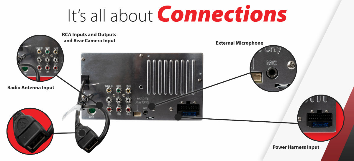 Dual DCPA701-4 car stereo, product image 10