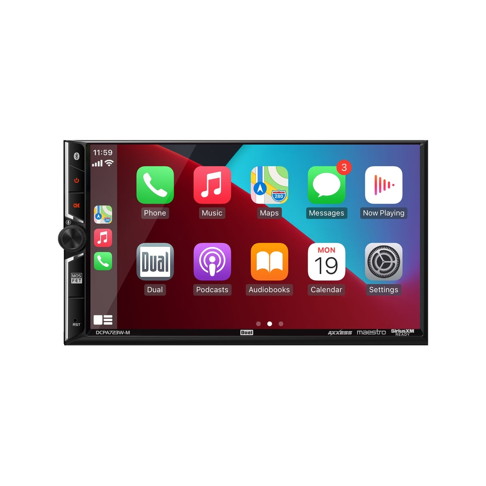 Dual DCPA723W-M car stereo, product image 2