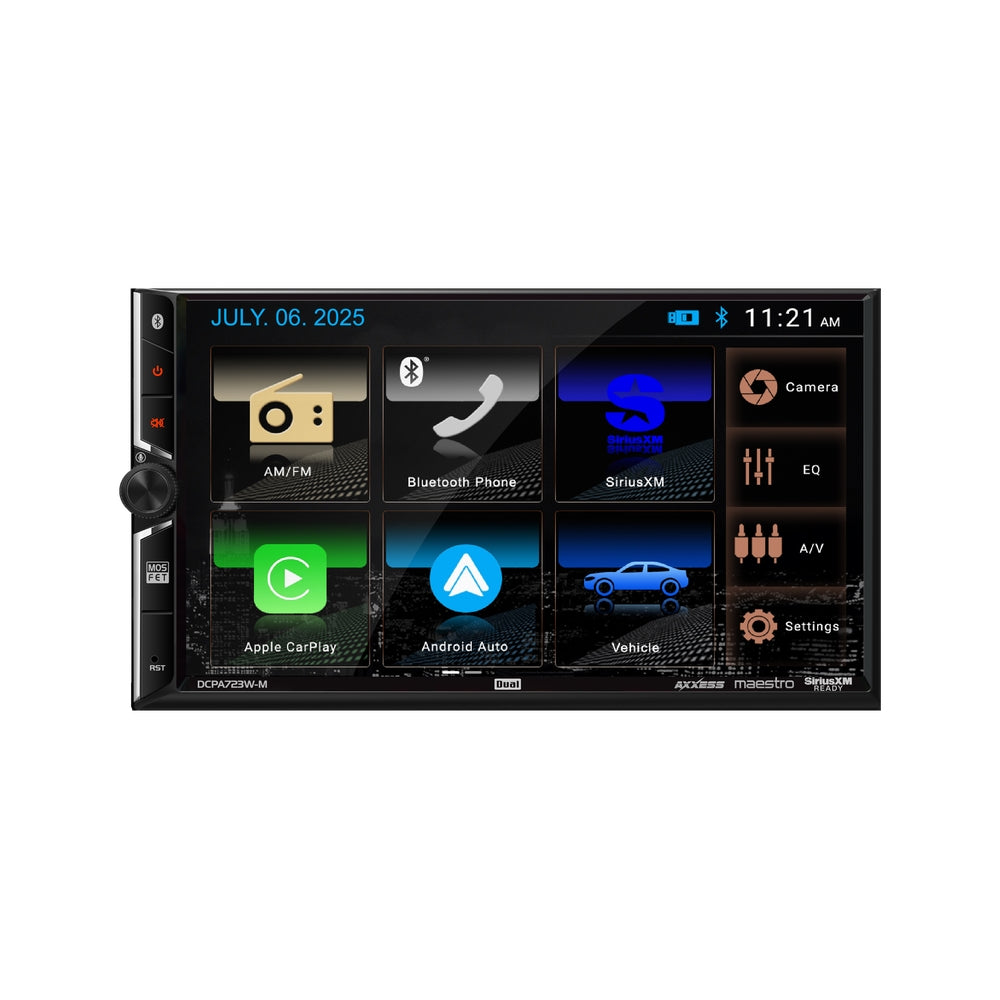 Dual DCPA723W-M car stereo, product image 4