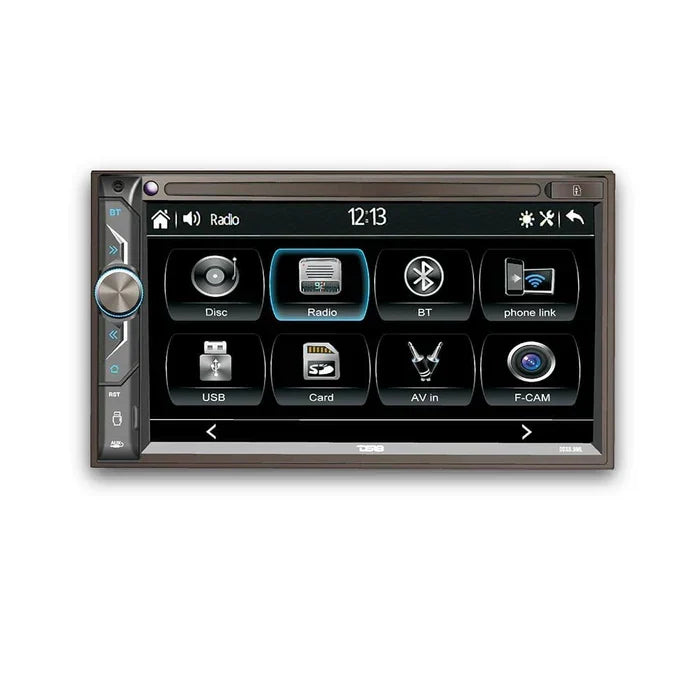 DS18 DS18 DDX6.9ML 6.9" Touchscreen Mechless Double-Din Headunit with Bluetooth, USB and Mirror Link - Car Audio