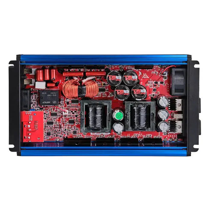 DS18 DS18 FRP-3.5K/BL FRP Compact Full-Range Class D 1-Channel Amplifier 3,500 Watts Rms @ 1-Ohm BLUE - Car Audio