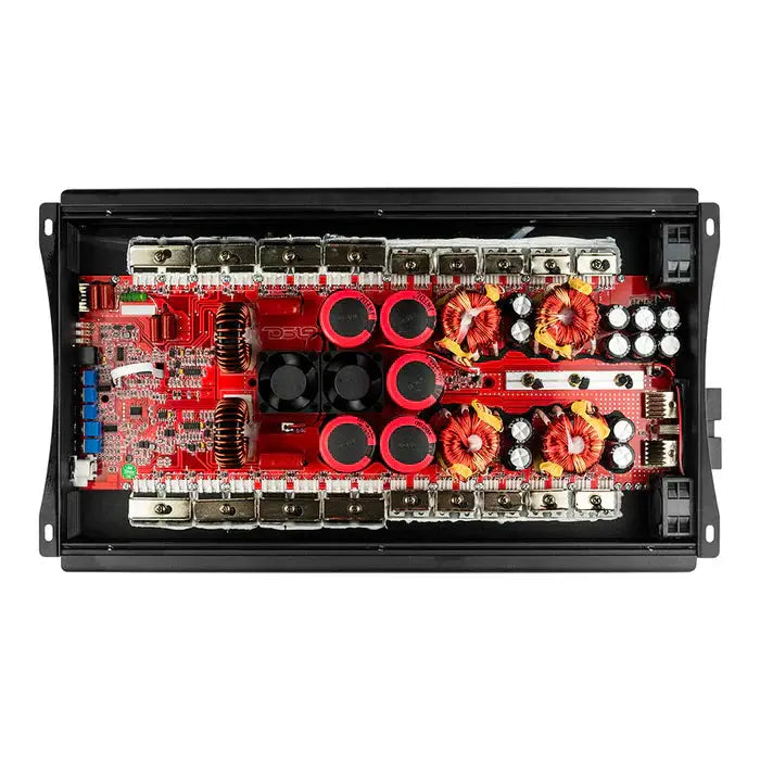 DS18 DS18 GFX-8K1 PRO Full-Range Class D 1-Channel Monoblock Amplifier 8000 Watts Rms 1-Ohm - Car Audio
